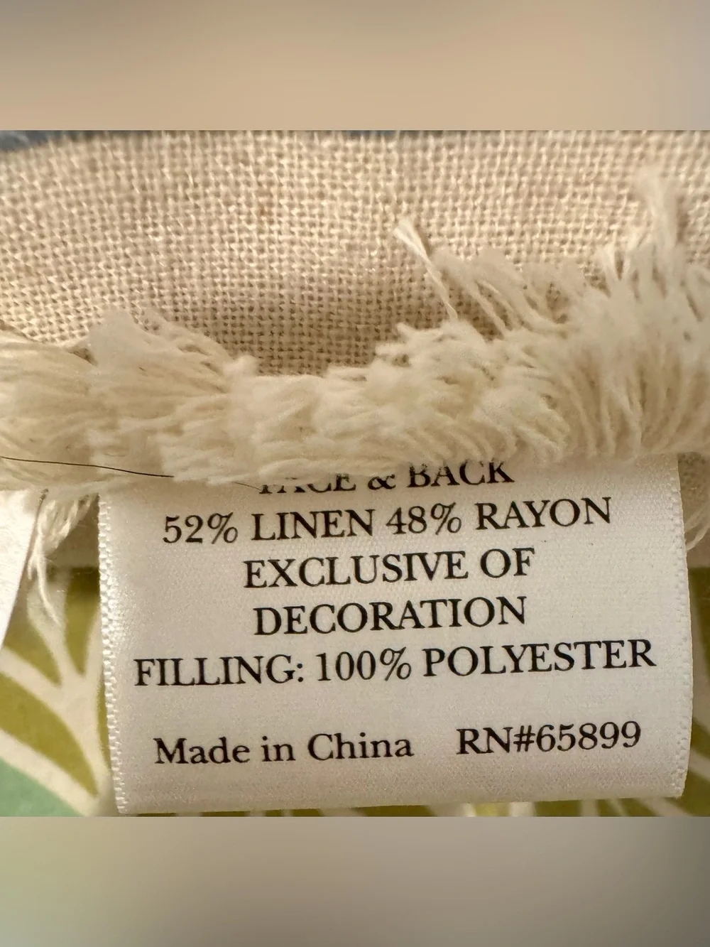 Spartina 449 Embroidered Floral Pillow in Pink, Green and Blue